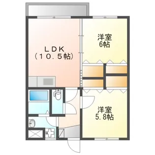 IBS国分マンション【7階】の間取り