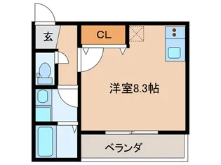 Grand palace 六本松A【1階】の間取り