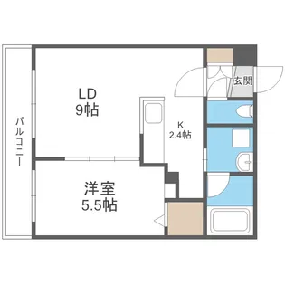 ガレット【3階】の間取り