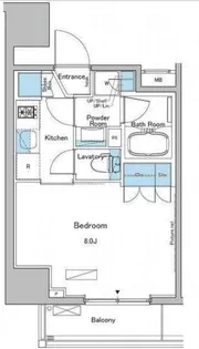 ブラウ門前仲町【11階】の間取り