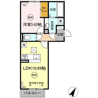 トロワーズ湘南XIII【1階】の間取り