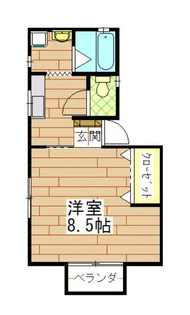 アスカルII【1階】の間取り