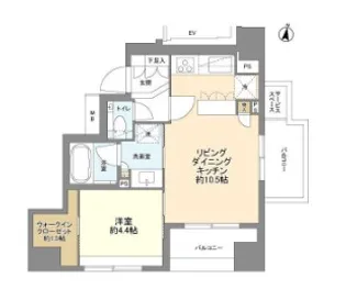BELISTA品川戸越公園 ベリスタ品川戸越公園【9階】の間取り