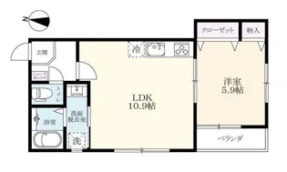 Fleur(フルール)【1階】の間取り
