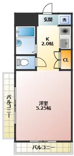 サンパルレ【3階】の間取り