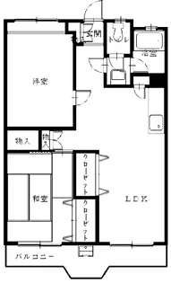 ハイツ沢田屋【2階】の間取り