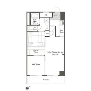 ブルーノコート蒲田【2階】の間取り