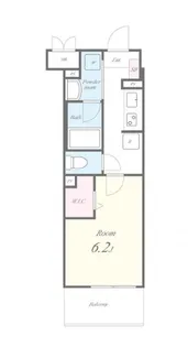 West Coast【2階】の間取り