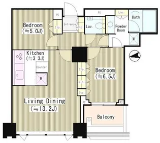 シティタワーズ豊洲 ザ・シンボル【3階】の間取り
