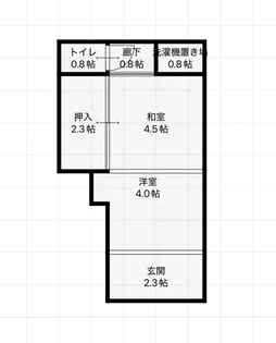 第二松下文化【1階】の間取り