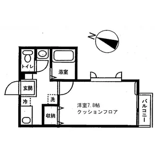 ジュネスコーポ【1階】の間取り