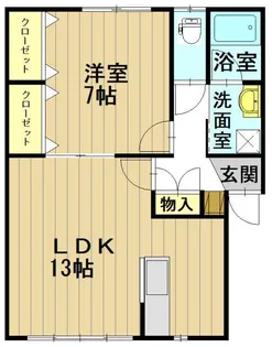花四季【2階】の間取り