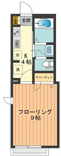 ラ・セントロ【1階】の間取り