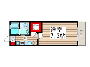 ココパ-ム妙典【1階】の間取り
