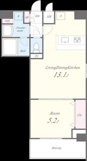 Avnir HONGO(アヴェニール本郷)【8階】の間取り