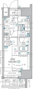 ディアレイシャス東別院【8階】の間取り