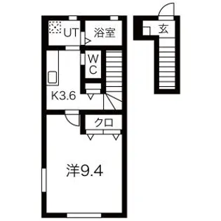 Angers【2階】の間取り