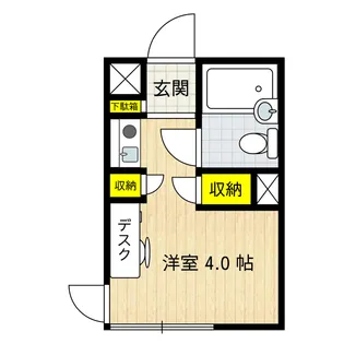 カレッジハウスカクタス【2階】の間取り
