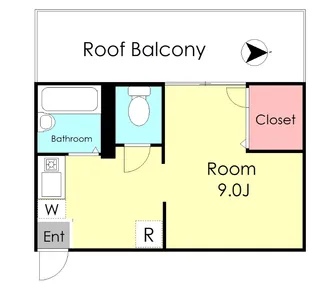 ネスト光ヶ丘【4階】の間取り
