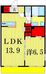 PONT PORTE【1階】の間取り