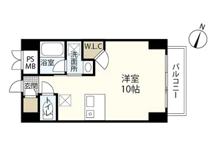 メゾン ド 銀山【9階】の間取り