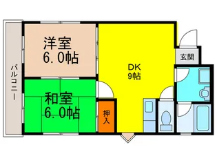 マンション太田【2階】の間取り