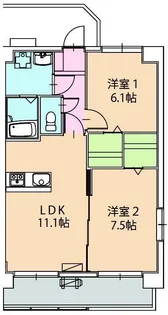 SCELTO・K【4階】の間取り