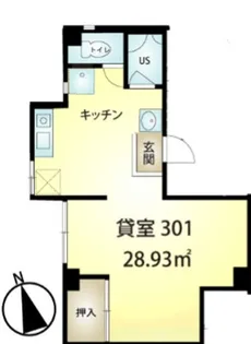 シーサイドレジデンス【3階】の間取り