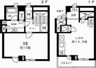 ツインビュー御茶ノ水【4階】の間取り