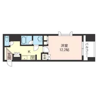エスティメゾン銀座【4階】の間取り