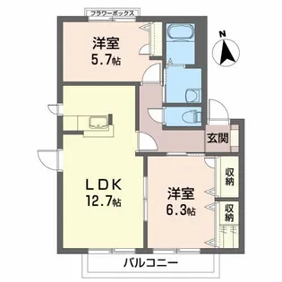 グラン・ドルチェ A【2階】の間取り