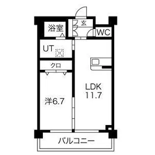 フォルトゥーナ浄水【3階】の間取り