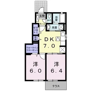 エレンシアM I【1階】の間取り