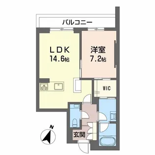 AZUR米山【3階】の間取り