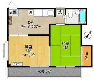 第2もとざかやハイツ【2階】の間取り