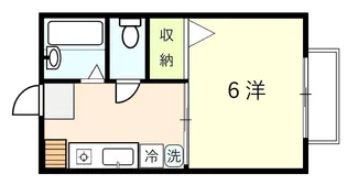 フラワーハイツ【2階】の間取り