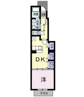 セイバリーI【1階】の間取り