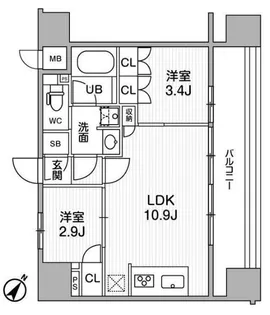 nido SUGAMO【5階】の間取り