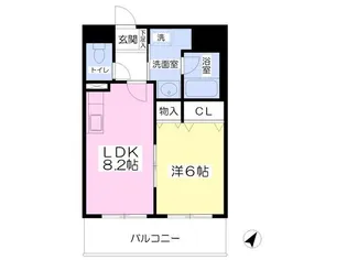 マーレブレッソ【2階】の間取り
