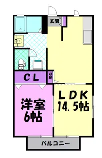 ディアス宝石台【2階】の間取り