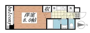 メゾン・ド・ヴィレ 深江【1階】の間取り