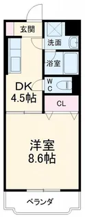 オンディーヌ【3階】の間取り