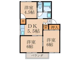 プレジ-ルユウ【2階】の間取り