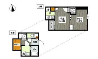 ADC高島リブレ【1階】の間取り
