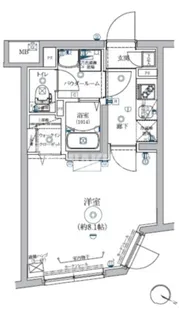 RELUXIA都立大学【1階】の間取り