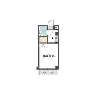 パレス桃山【2階】の間取り