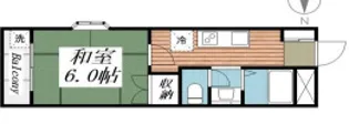 SKハイツ【2階】の間取り
