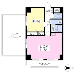 グランフォレスト【9階】の間取り