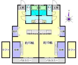 グランドウルス桜木【1階】の間取り