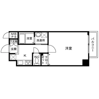 ステージ弥生マンション【4階】の間取り